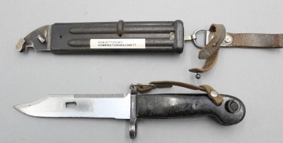 Auktion 358<br>sowjetisches Kombi-Bajonett, in Scheide, L-ca. 34cm [1]