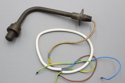 Auktion 358<br>Kompasslampe, Messing, älter, L-25cm [1]
