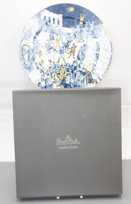 Auktion 358<br>gr. Zierteller, Rosenthal,  Tres Marchetti, orig. Karton, D-33cm [1]