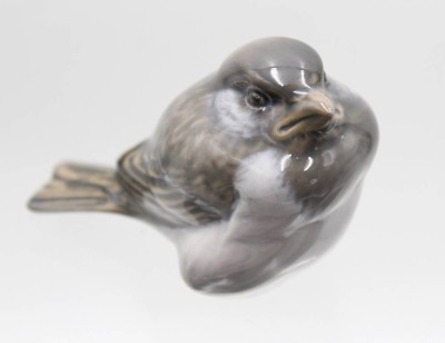 Auktion 358<br>kleiner Spatz Royal Copenhagen, Nr.1519 , H-5,5cm L-9cm [1]
