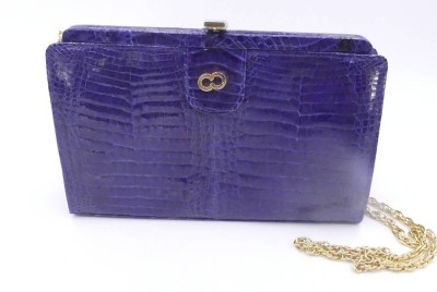 Auktion 358<br>kl. Reptilienleder Abendtasche 