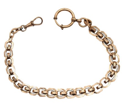 Auktion 358<br>Uhrenkette, Charnier gemarkt, Doublé, L- 29,5cm [1]