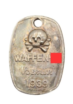 Auktion 358<br>Replik einer Erkennungsmarke, Waffen-SS [1]