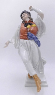 Auktion 362<br>hohe ung. Tänzer-Figur, 