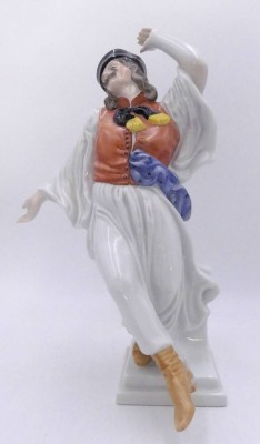 Auktion 368<br>hohe ung. Tänzer-Figur, 
