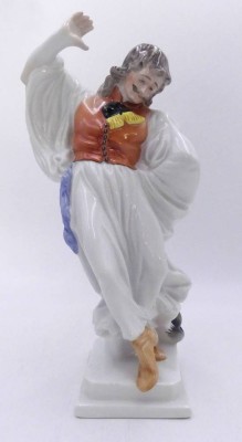 Auktion 368<br>hohe ung. Tänzer-Figur, 