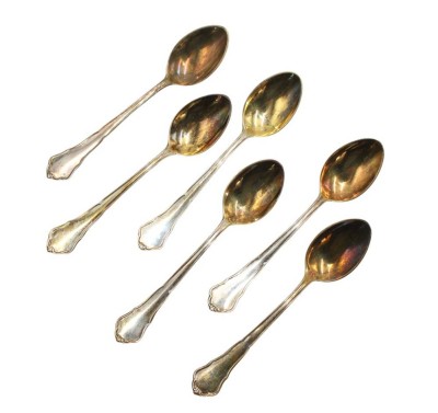 Auktion 358<br>800er Mokkalöffel, älter, 42,8gr., L-10cm [1]