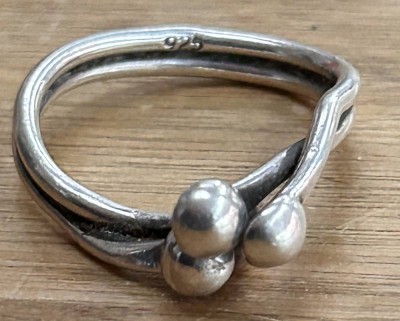 Auktion 358<br>Silberring-925-, RG 64, 4,9 gr [1]