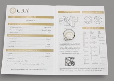 Auktion 358<br>925er Silber-Ring mit Moissanite, ca. 1ct, 2,5gr, RG 56, Zertifikat anbei [1]