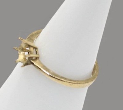 Auktion 358<br>Gold-Ring, 14ct, ohne Stein, 2,1gr., RG 53 [1]