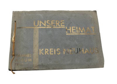 Auktion 358<br>Sammelalbum, Unsere Heimat, Kreis Neuhaus, nicht kompl.,  20  Seiten befüllt [1]