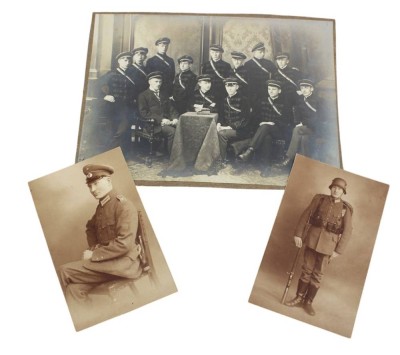 Auktion 358<br>3x alte Fotografien, Soldaten, 1. WK [1]