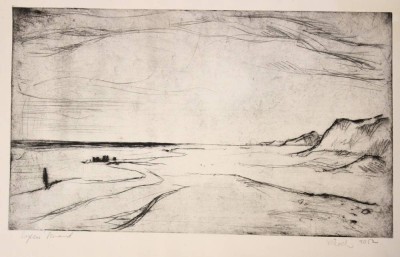 Auktion 358<br>Rudolf KOCH (1902-1985), Sylt, Radierung, l.u. betitelt, ungerahmt, BG 24 x 35cm [1]
