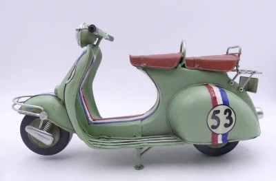 Auktion 358<br>Blech Motorroller, wohl 1:10, H-15 cm, L-29 cm [1]
