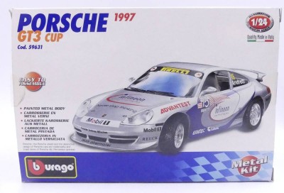 Auktion 358<br>Burago Porsche GT3 Cup, 1977, 1:24,  OVP, Metall Bausatz [1]