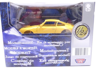Auktion 358<br>Motor Max , Porsche 911, 1:24,  OVP, Metall Bausatz [1]