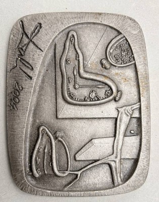 Auktion 358<br>Eisen-Wandplatte nach Dali Salvatore 