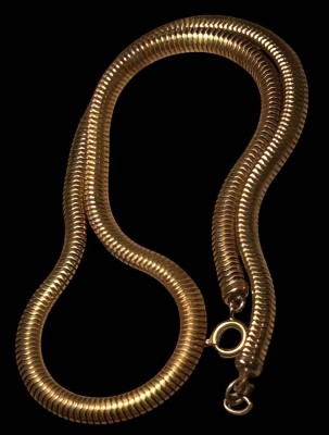 Auktion 358<br>Schlangenhalskette Americain Double, L-42 cm [1]