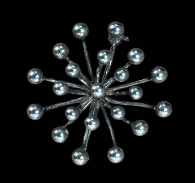 Auktion 358<br>Silber-800- Brosche, D-3,5 cm, 6,5 gr [1]