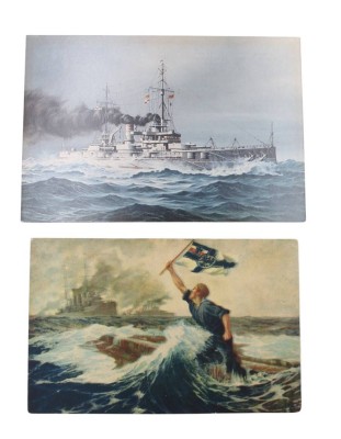 Auktion 359<br>2x  Postkarten, 1x älter [1]