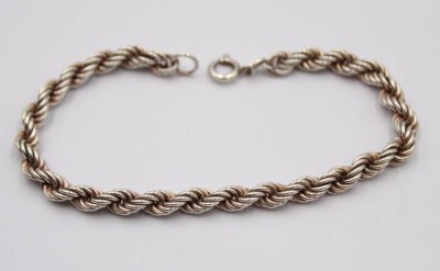 Auktion 359<br>925er Kordel-Armband, 6,6gr., L-19,5cm [1]