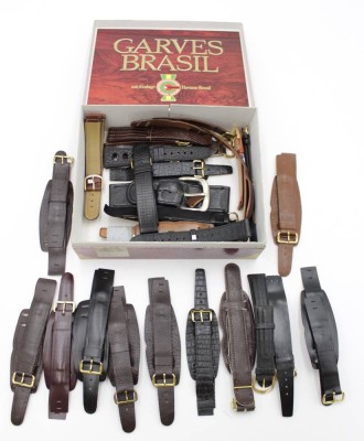 Auktion 359<br>Konvolut div. Uhrenarmbänder aus Leder [1]