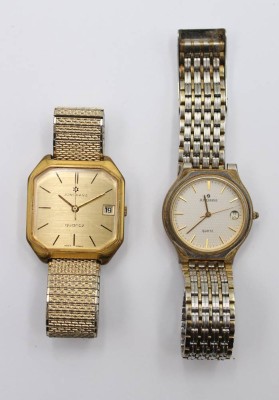 Auktion 359<br>2x  Quarz-Armbanduhren, Junghans, Funktion nicht geprüft, Tragespuren, 1x Stift fehlt bei Armband [1]