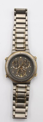 Auktion 359<br>Herren-Armbanduhr, Citizen Titanium, Quarz, Funktion nicht geprüft,  getragene Erhaltung,  D-3,8cm [1]