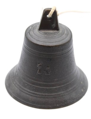 Auktion 359<br>kl. Bronzeglocke, Nr. 14, ca. H-9cm [1]