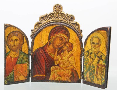 Auktion 359<br>Ikonen-Druck, ca. 18,5 x 24,5cm [1]