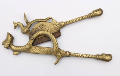 Auktion 359<br>antiker Betelschneider, Indien, Bronze, L-20cm [1]