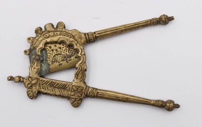 Auktion 359<br>antiker Betelschneider, Indien, Bronze,  L-15cm [1]