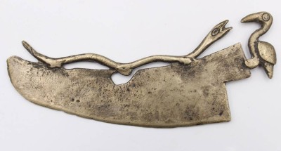 Auktion 359<br>antikes Wippmesser o.ä., Herkunft ?, Metall, L-14cm [1]