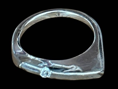 Auktion 359<br>Pierre Lang Ring mit klaren Stein, RG 59 [1]