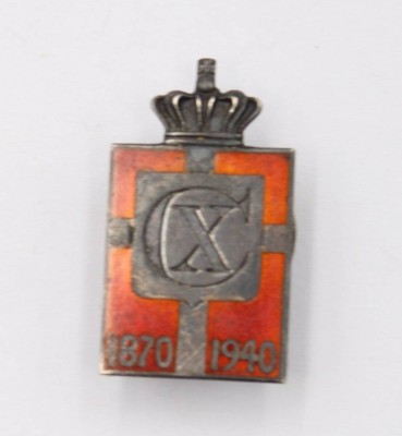 Auktion 359<br>Pin,  Königszeichen, Georg Jensen, 925er Silber, 3,3gr. [1]