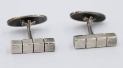 Auktion 359<br>Paar Manschettenknöpfe, Sterling, 16,1gr., B-2,1cm [1]