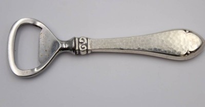 Auktion 359<br>Flaschenöffner, Silbergriff, Dänemark 1956, L-12,2cm [1]
