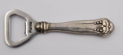 Auktion 359<br>Flaschenöffner, Silbergriff, Dänemark, L-10,3cm [1]