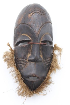 Auktion 359<br>kl. ältere Wandmaske, Ghana, ca. 21 x 10cm [1]