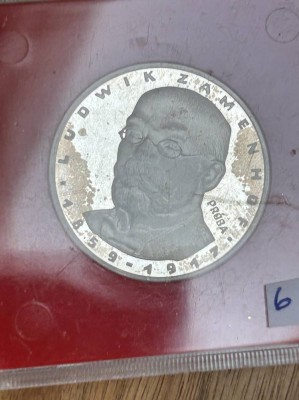 Auktion 359<br>Polen 100 Zloty Zamenhof 1979 Probe Silber , boxed [1]