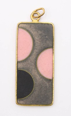 Auktion 359<br>SCHOLZ & LAMMEL - Anhänger, Emaille, gemarkt, ca. 4,7 x 2cm [1]