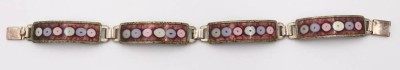 Auktion 359<br>Armband, Perli, Emaille, 70er Jahre, ca. L-19cm [1]