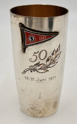 Auktion 359<br>Jubiläumsbecher des nBerliner Regatta-Vereines, Silber-800-, 1931, 89 gramm [1]