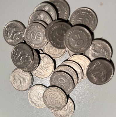 Auktion 359<br>26x 50 Pfennig Stücke 