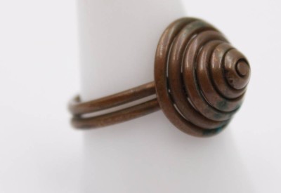 Auktion 359<br>Westwall-Fingerring, wohl Bronze, RG 62 [1]