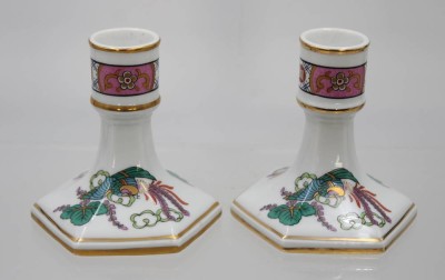 Auktion 359<br>Paar Leuchter, Phoenix gemarkt, ca. H-10cm [1]