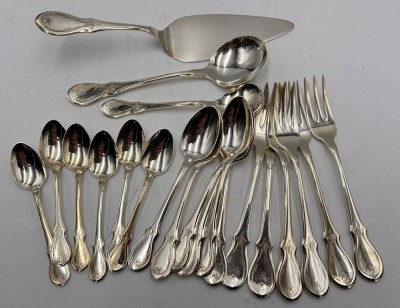 Auktion 366<br>22 tg. Kaffeebesteck 