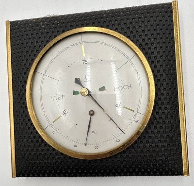 Auktion 359<br>Vintage Wetterstation, 50/60-er Jahre, 17x17 cm, funktionstüchtig [1]