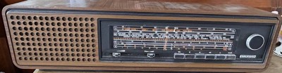 Auktion 359<br>Grundig Küchenradio, funktionstüchtig, Holzgehäuse, B-62 cm, 16x16 cm [1]