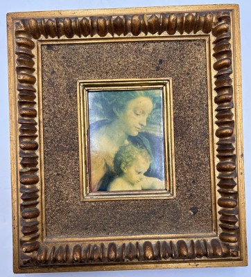 Auktion 359<br>kl. alter Goldrahmen, Holz, Innenmass ca. 12,5x10 cm, RG28x25 cm [1]